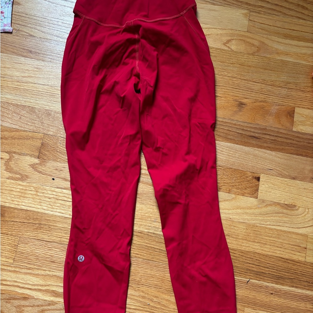 lululemon athletica Red Leggings